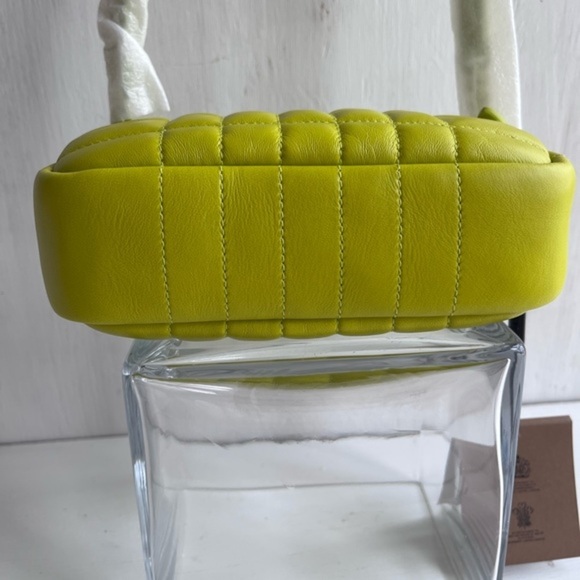 BURBERRY NWT BNIB Mini Lola Quilted Leather Camera Bag Vivid Lime - Picture 7 of 14